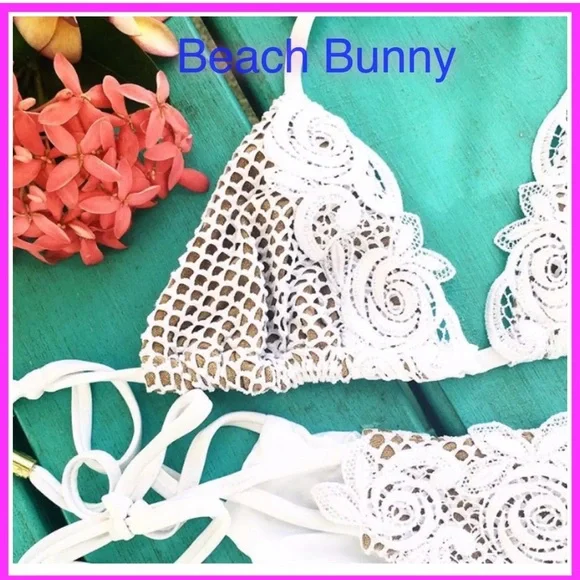 BEACH BUNNY White Bikini Set - Picture 13 of 14